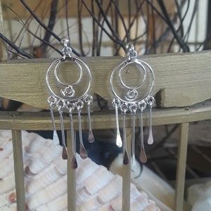Dreamcatcher 925 Silver Drop Earrings